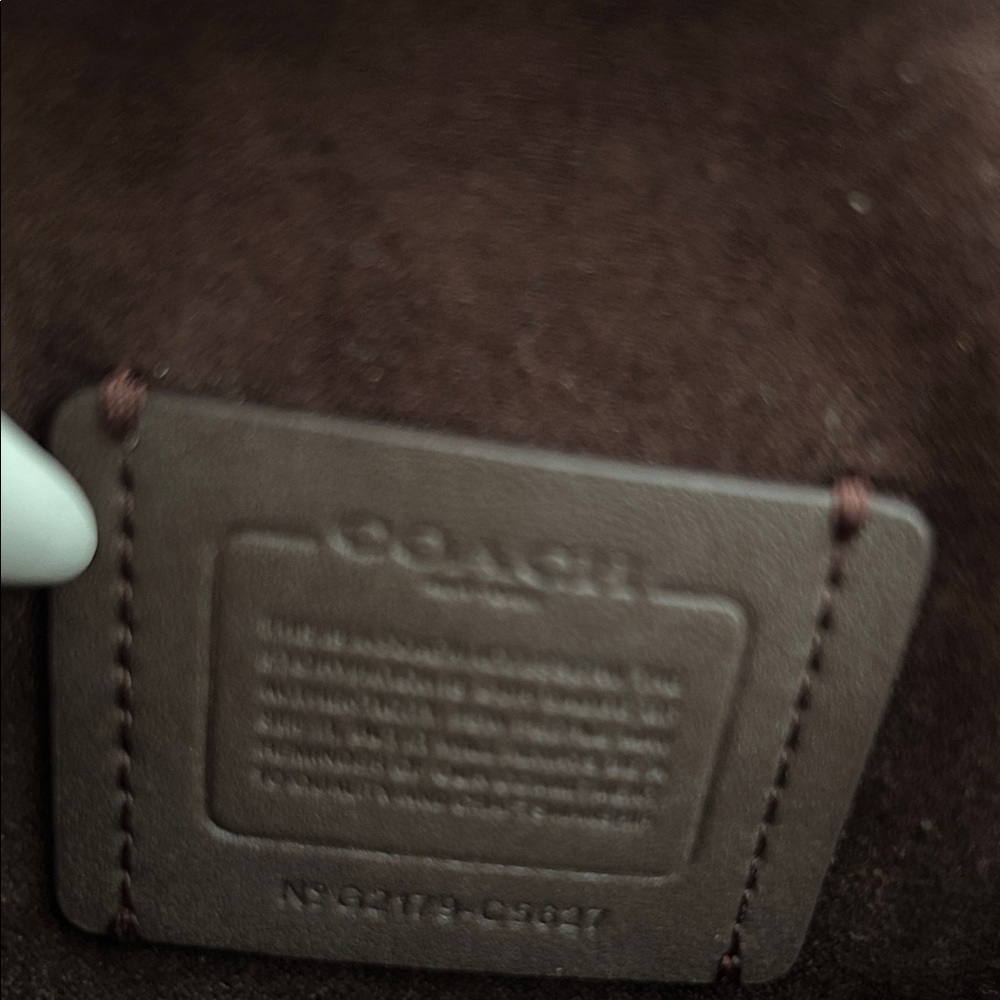 Coach Plum Croc-Embossed Crossbody Bag - Picture 8 of 12